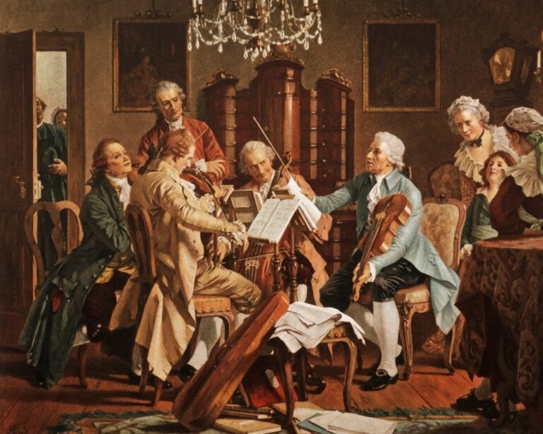 Kromě Goetheho hudby na zámku zní i skladby Josepha Haydna.