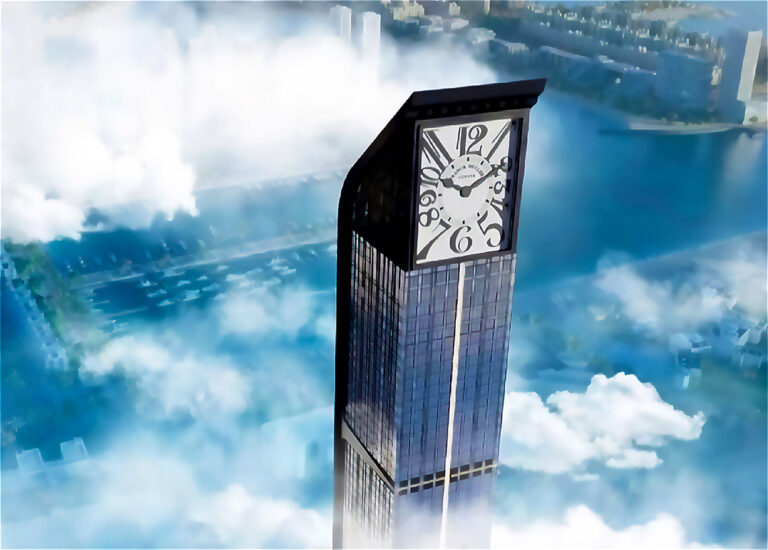 Návrh mrakodrapu Franck Muller Aeternitas Tower získal celosvětovou pozornost.