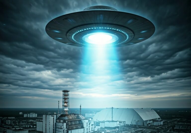 Jedna z pověstí mluví o „rojení UFO“ nad Černobylem krátce před osudovou exlozí.