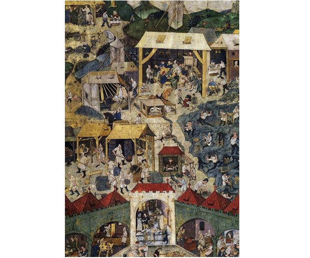 Objev stříbra přiláká do Kutné Hory tisíce dobrodruhů.