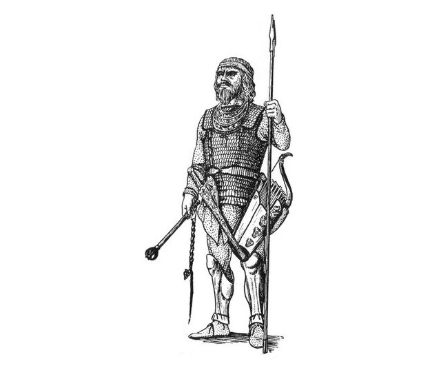 Skytští válečníci pobíjeli své nepřátele železnými meči, sekerami, kopími a šípy. Z historických pramenů jsou známi svou agresivitou.