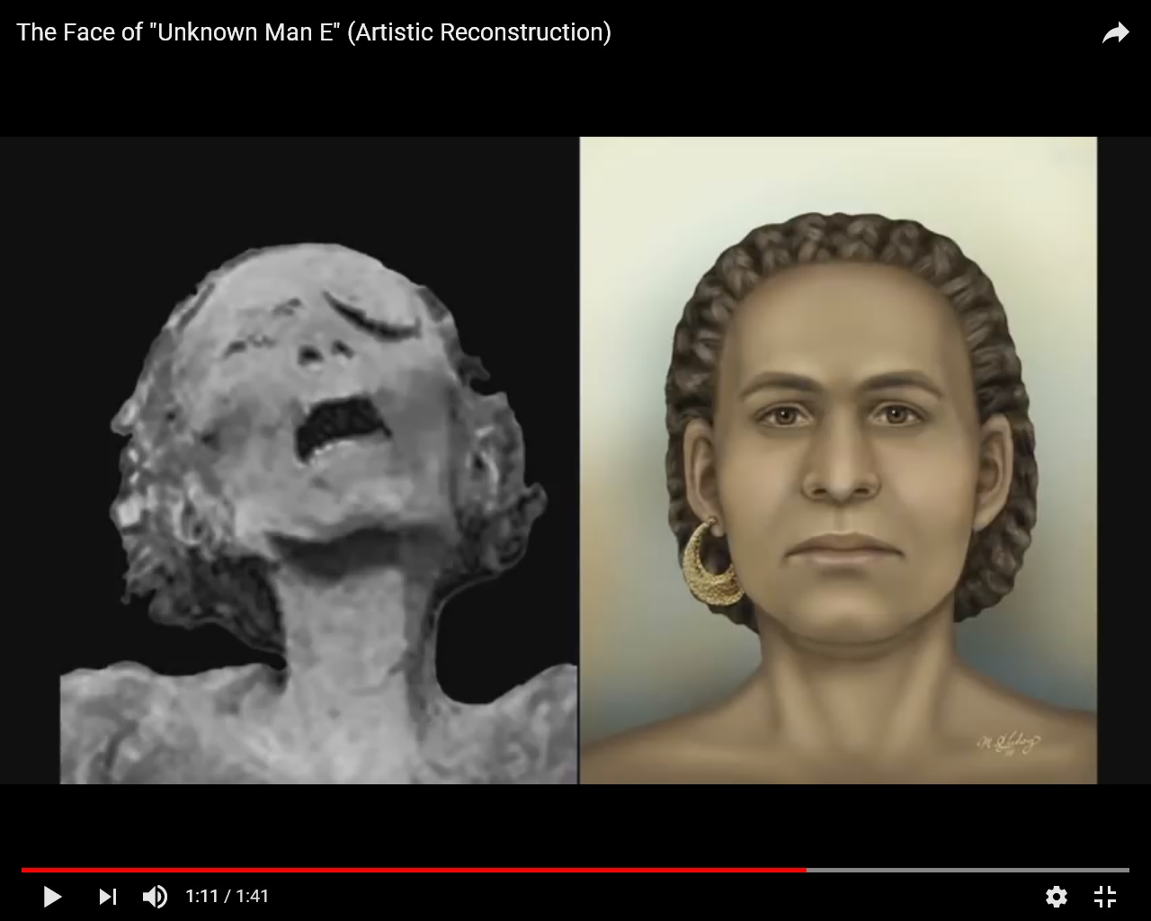 Takto podle počítačové rekonstrukce vypadala tvář muže v době, kdy ještě žil.