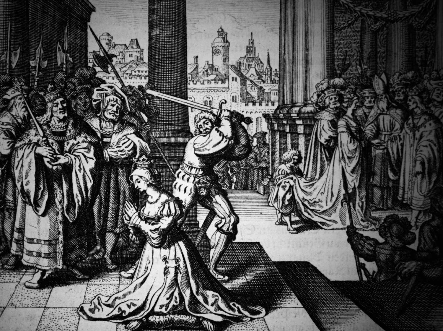 Jindřich VIII. učinil Anně laskavost, svolil, aby byla popravena mečem.