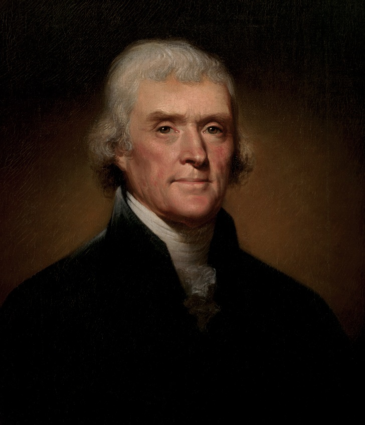 Hnacím motorem výstavby washingtonské dominanty je Thomas Jefferson.