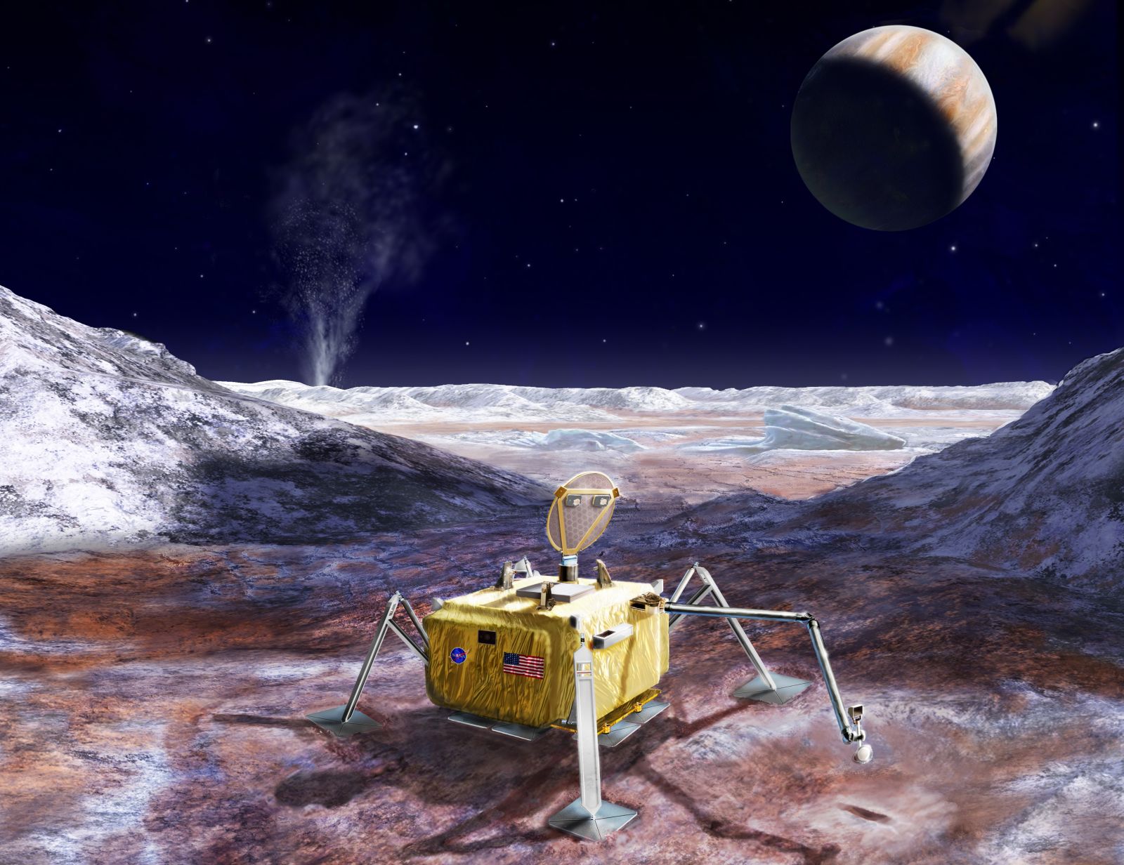 ESA plánuje v roce 2022 vyslat na Jupiterovy měsíce sondu.