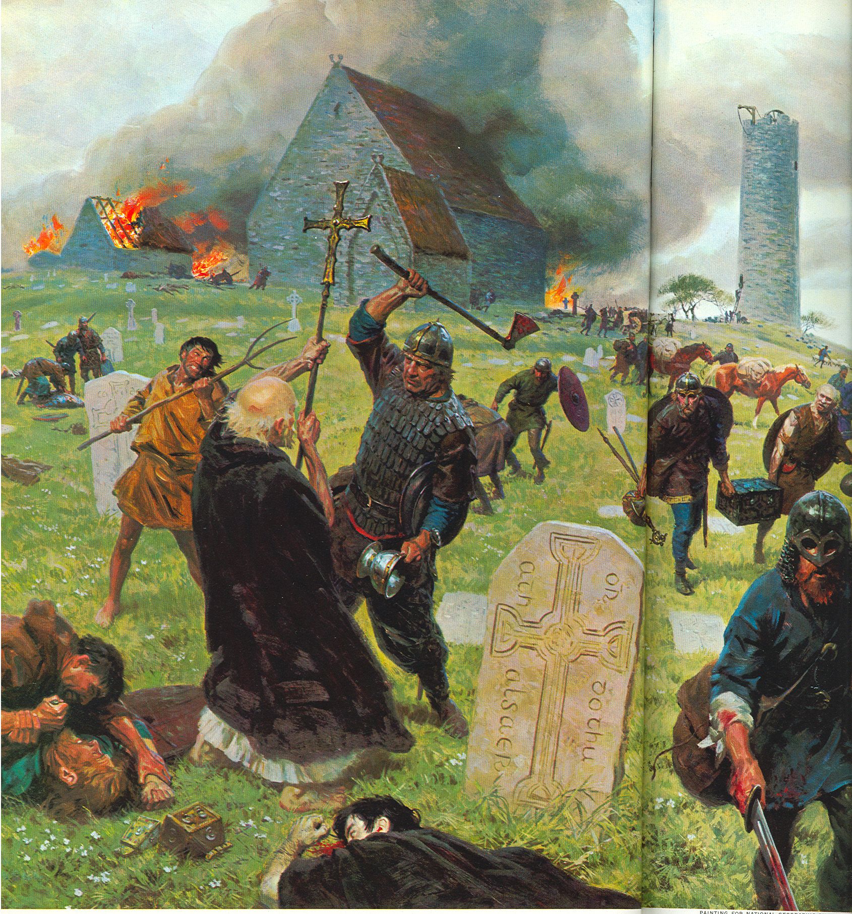 Vikingové vynikali svými bojovými schopnosti.