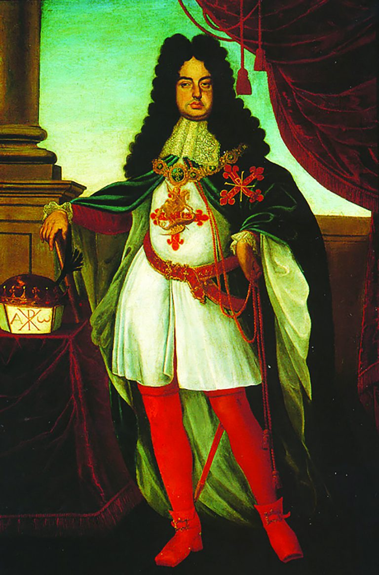 František Farnese, vévoda z Parmy, jako velmistr Konstantinova řádu sv. Jiří