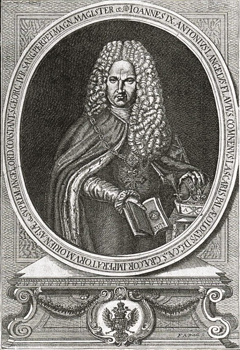 Antonio Angelo Flavio Comneno, poslední velmistr Konstantinova řádu z rodu Komnénovců