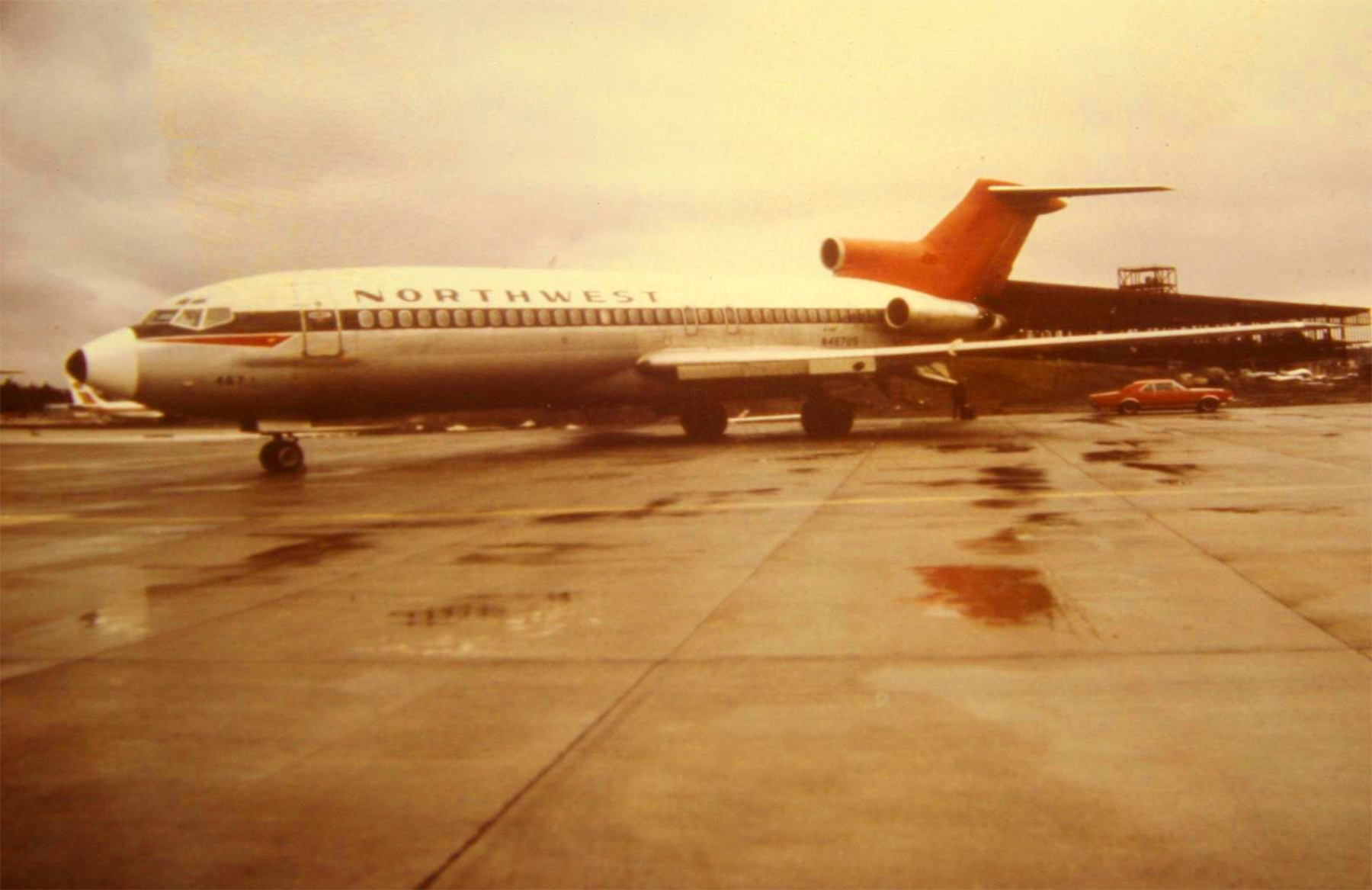 Boeing 727 společnosti Northwest Orient, který Cooper unesl.