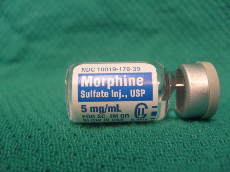 Morfium se hojně využíval jako anestetikum pro vojáky.