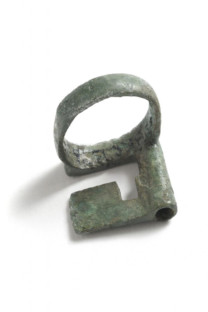 Římané si oblíbí prsteny zakončené klíčkem.
