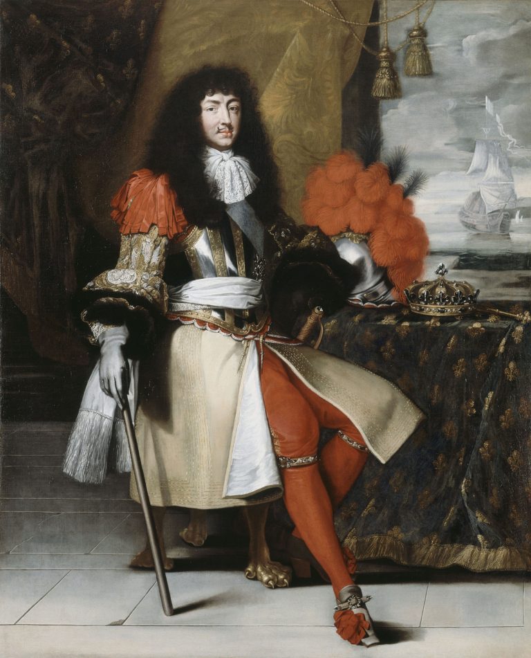 V roce 1686 může Ludvík XIV. Sedět, nejen na trůně, jen s velkými obtížemi.
