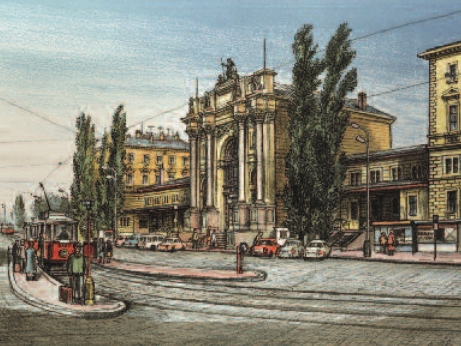 Na pražském Těšnově dříve stálo nádraží, nahradit by ho mohla nová budova muzea hlavního města Prahy.