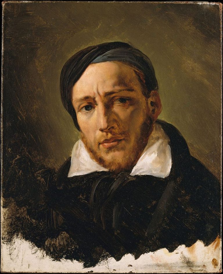 Theodore Géricault si slávy moc neužil. Zemřel 5 let po domalování obrazu, ve věku 32 let (26. ledna 1824). Po pádu z koně.