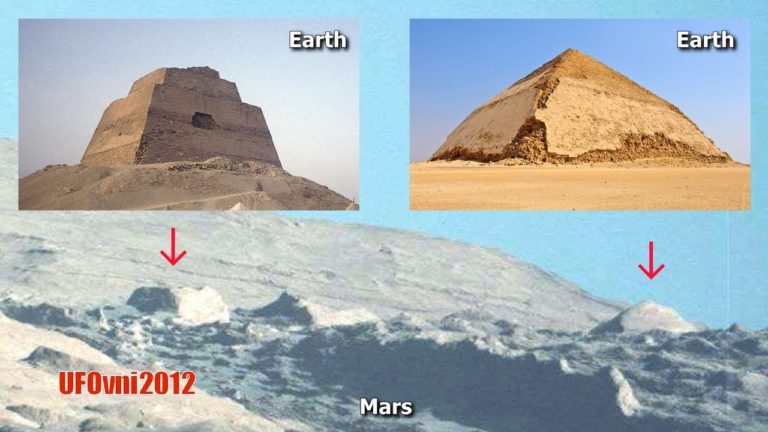 Podoba pyramid na Maru s těmi pozemskými je znatelná.