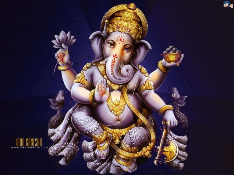 Vyobrazení indického boha Ganéši, patrona všech, kteří se snaží překonávat překážky a dosahovat svých cílů.