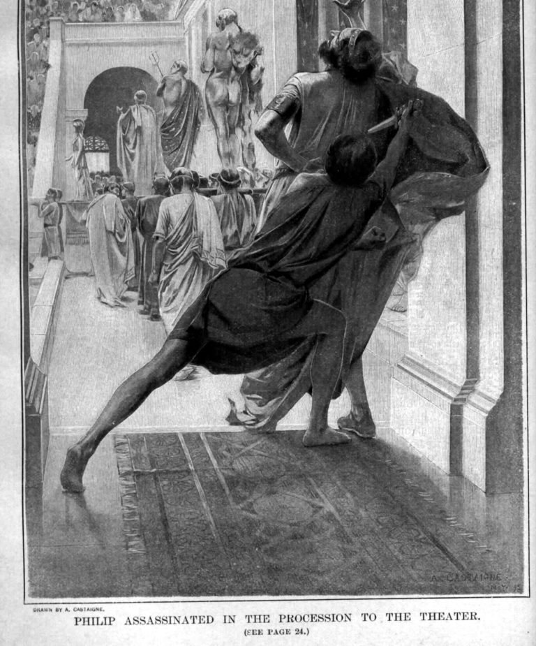 Filipovu smrt měl na svědomí velitel jeho tělesné stráže Pausanias. Čí rozkazy ale poslouchal, není dodnes jasné.