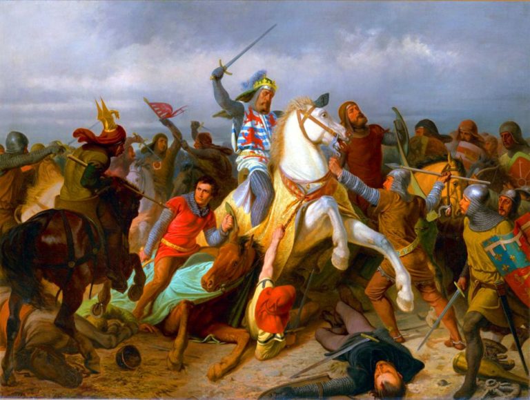 Bitvy u Kresčaku se zúčastnil i český panovník Jan Lucemburský. Vojáci ho museli vést, protože byl slepý.