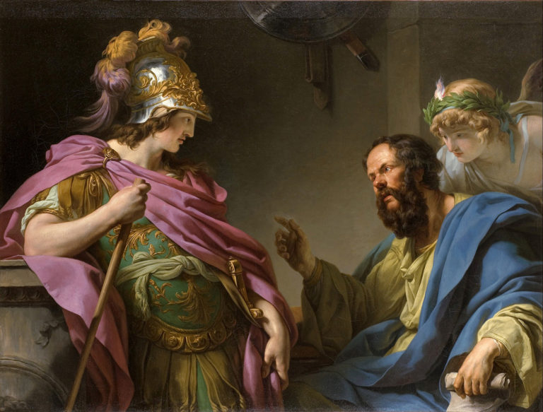 Přítele Alkibiada zachránil Sókrates před jistou smrtí.