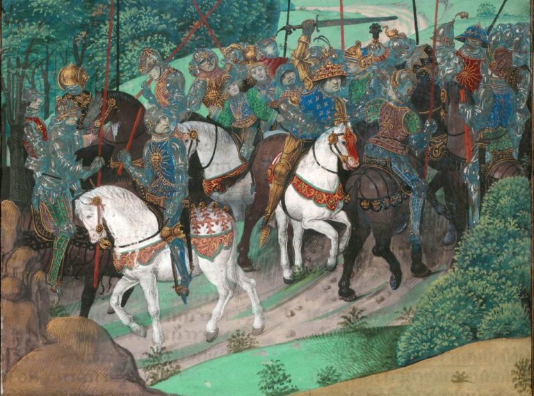 První záchvat šílenství, kdy Karel IV. zabije u Le Mans čtyři své muže.
