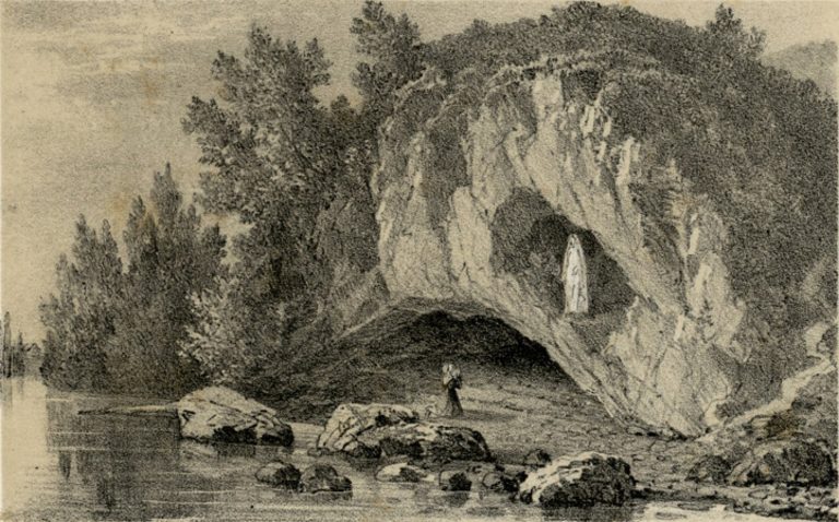 Zjevení ve skalním výklenku stálo za zrodem poutního místa.