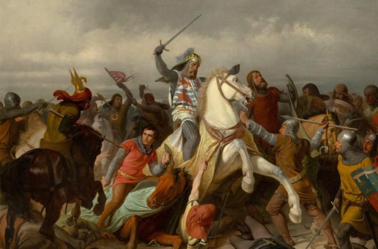 V Evropě obdivovaný rytíř padne v bitvě u Kresčaku.