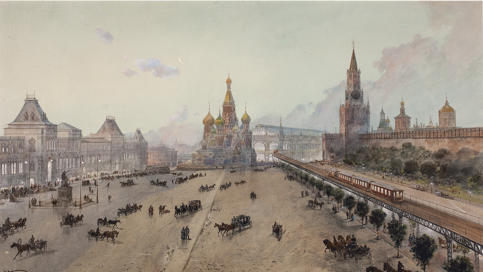 Moskva se stala centrem Ruska během 15. – 16. století.