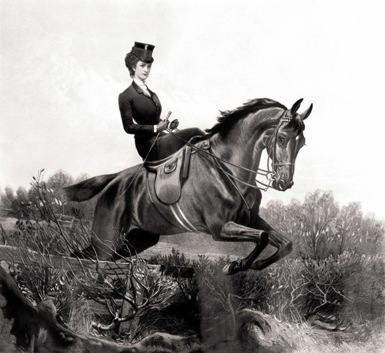 Carevna byla vynikající jezdkyní na koni.