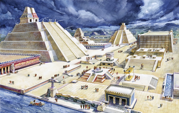 Mimo jiné dohlížejí na pořádek v Tenochtitlánu.