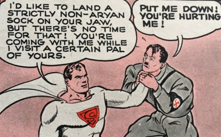 Hrdina z planety Krypton si podá i Hitlera.
