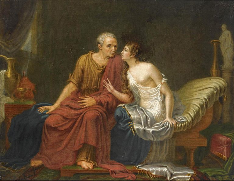Kleopatra se zamilovala do dalšího Římana, Marca Antonia.