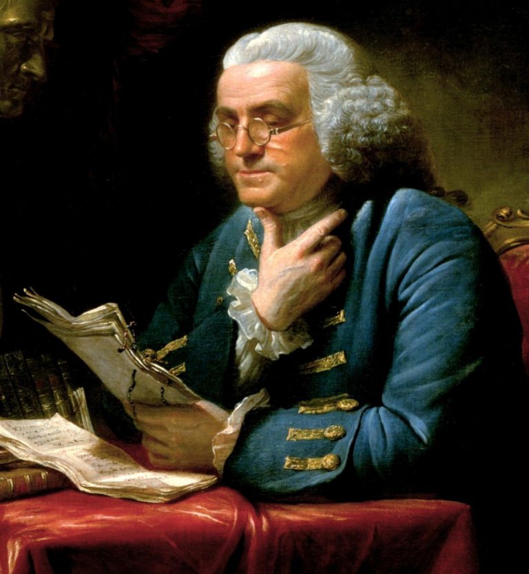 Franklin se inspiroval britským spisovatelem Swiftem.