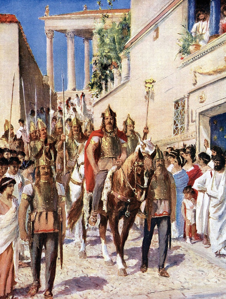 Vizigótský král Alarich žádá od Římanů jako výkupné pepř.