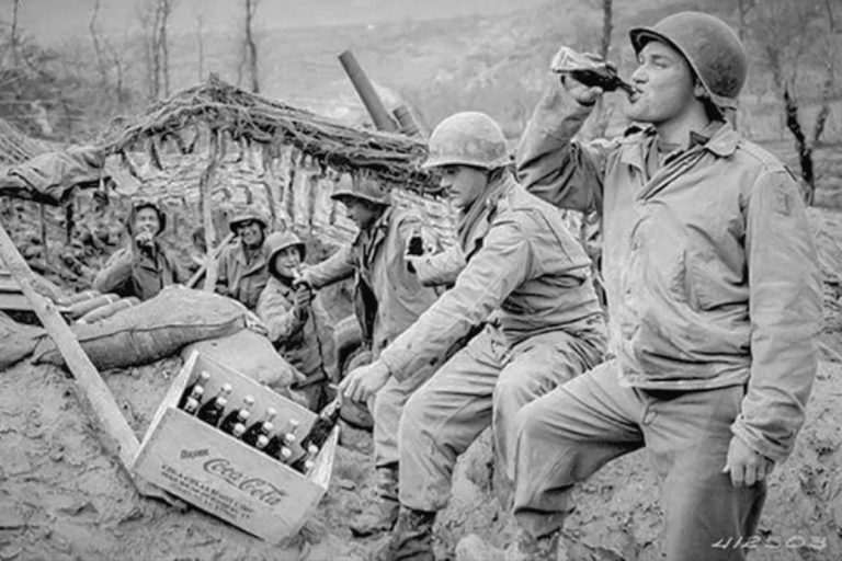 Coca-cola zaznamenala rozmach hlavně během druhé světové války.
