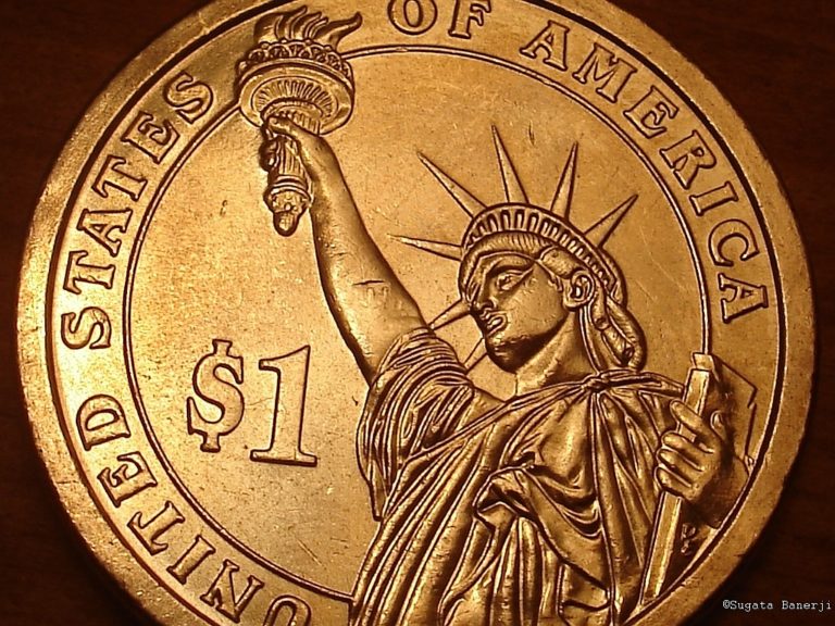 Kromě jiného se Socha Svobody objevuje i na mincích.