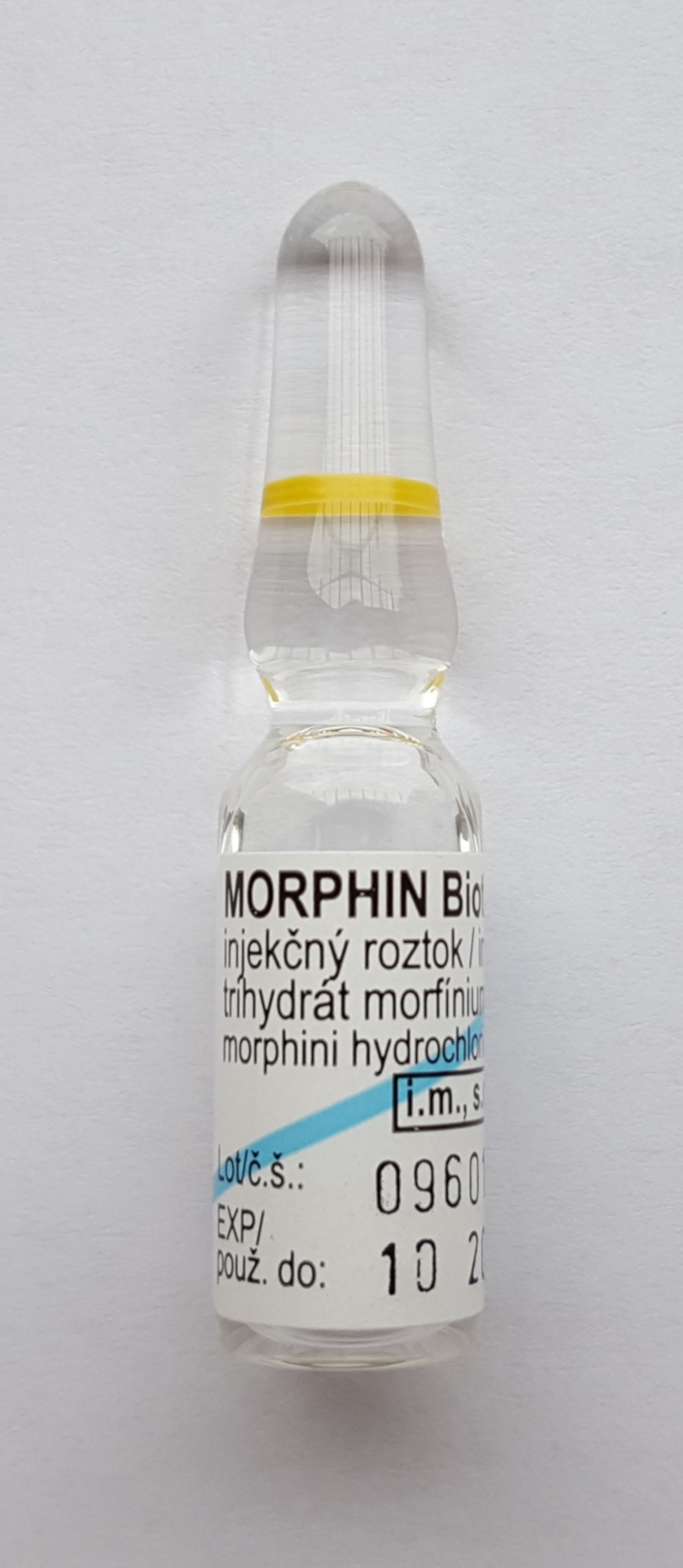 Morfin tlumí nesnesitelné bolesti.