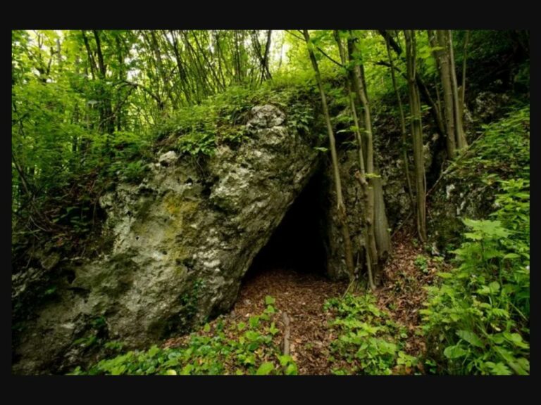 Vstup do jeskyně Velký tunel