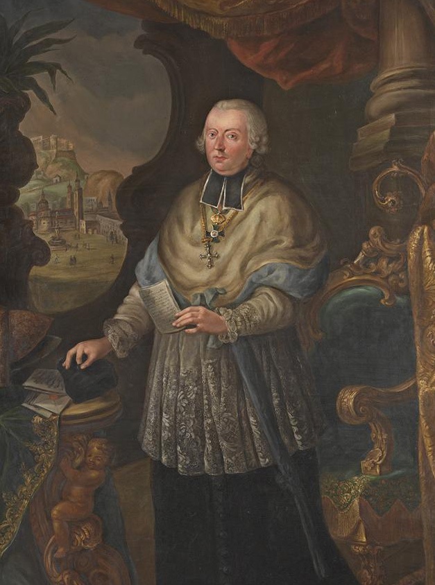 V Olomouci se o nemocného génia postará hrabě Leopold Podstatský z Prusinovic.