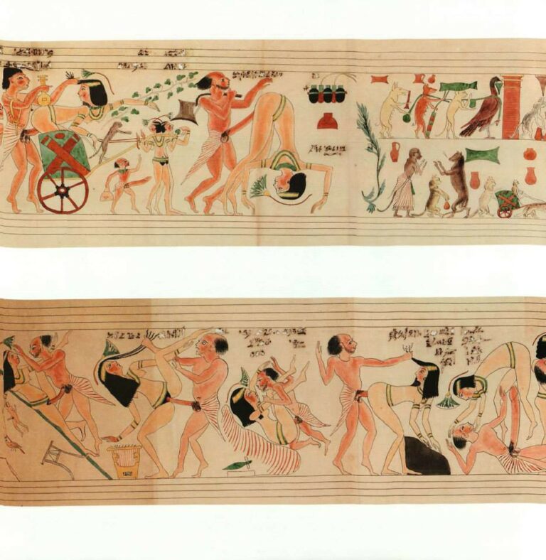 Na papyru je zachyceno celkem 12 různých sexuálních pozic.