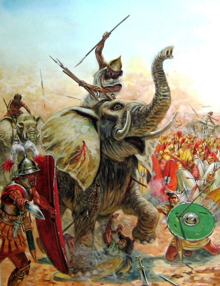 Scipio si u Zamy celkem snadno poradí i s Hannibalovými slony.