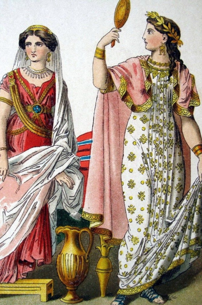 Etruské ženy jsou poměrně vzdělané.