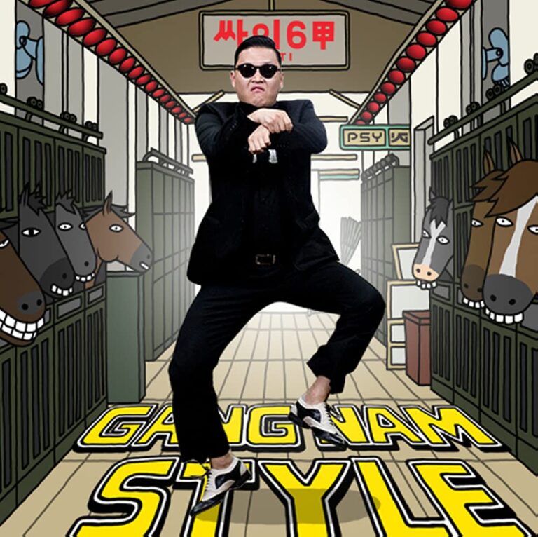 Ve vysílání nečekaně zazněl song korejského rappera PSY Gangnam Style.