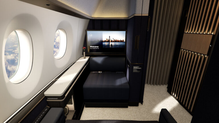 Společnost Lufthansa rozšiřuje svou prémiovou nabídku první třídy o samostatné dvojlůžkové kabiny Suite Plus.