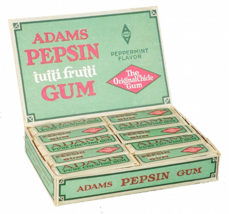 Tato mátová žvýkačka od Thomase Adamse se prodává za pouhý jeden cent za kus.