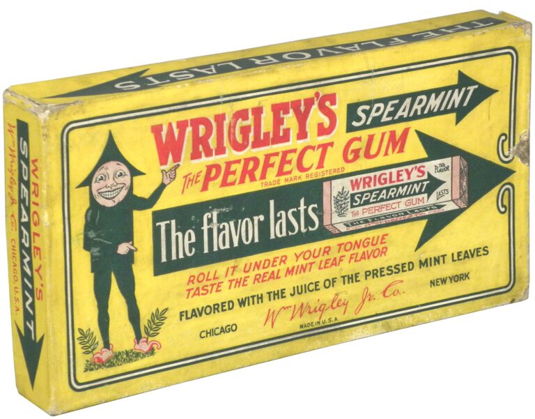 Takto vypadala raná předchůdkyně dnešních žvýkaček známé značky.