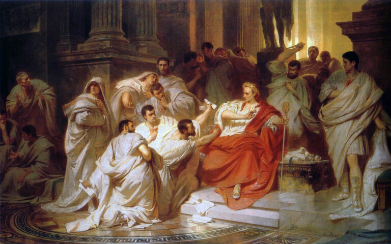 I s Caesarovou smrtí je spojena další jeho legendární hláška: „I ty, Brute?“