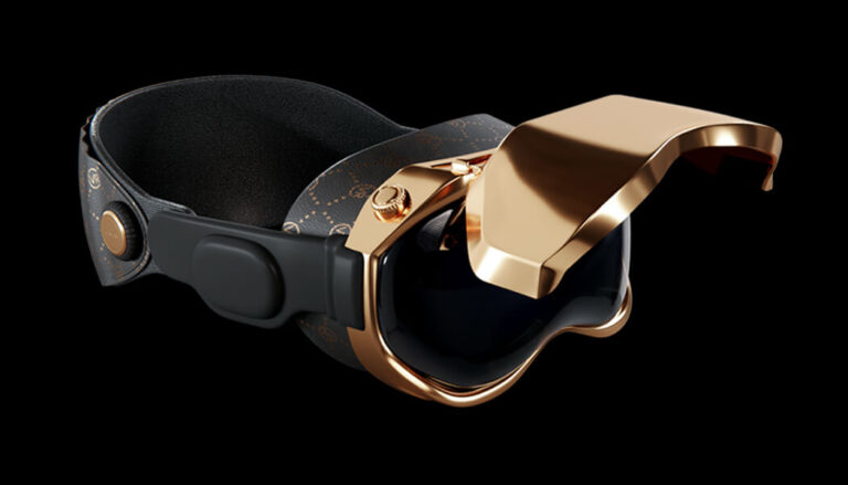Podoba CVR Edition je prý inspirována vyklápěcími brýlemi Toma Forda a také lyžařskými maskami módního domu Gucci.