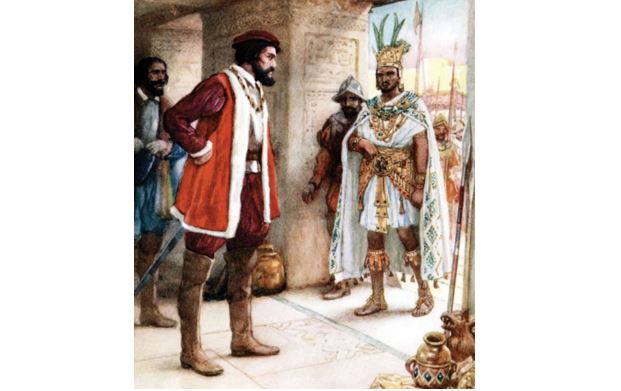 Příchod španělského conquistadora se Montezumovi II. stal osudným.