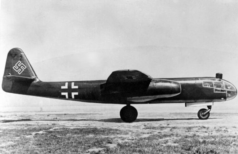 Slavný letoun Arado 234 Błyskawica.