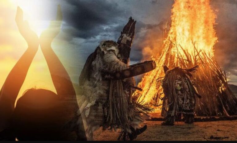 Na vrcholu kopce prý plál věčný oheň a konaly se zde pohanské rituály.
